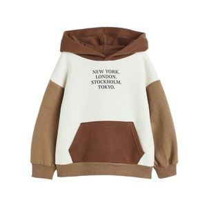 H&M kids size 5T-6 colour-block hoodie
